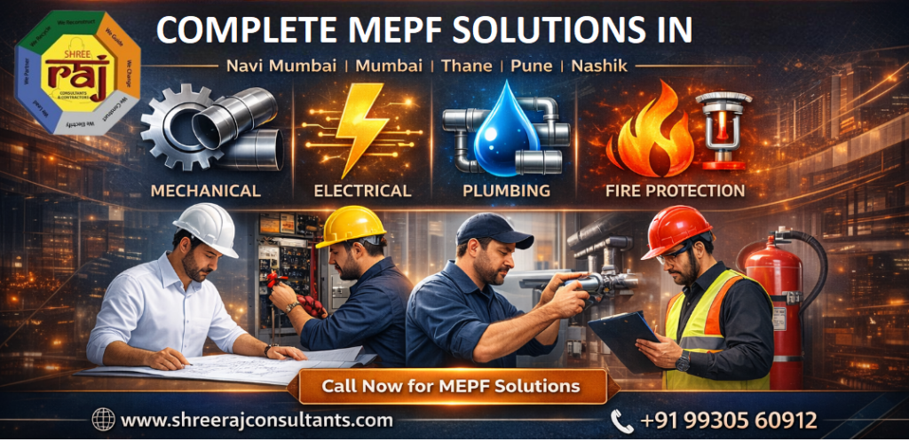 MEPF Services in Mumbai, Navi Mumbai, Thane, Nashik & Pune