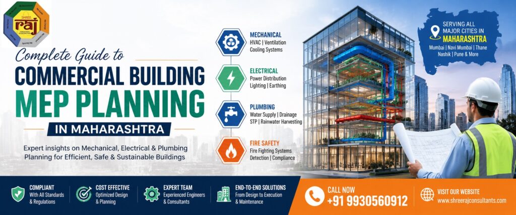 Commercial MEP Planning Services in Mumbai, Thane, Navi Mumbai, Nashik, Maharashtra