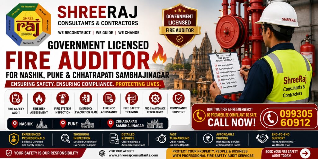 Government Licensed Fire Auditor for Nashik, Pune & Chhatrapati Sambhajinagar