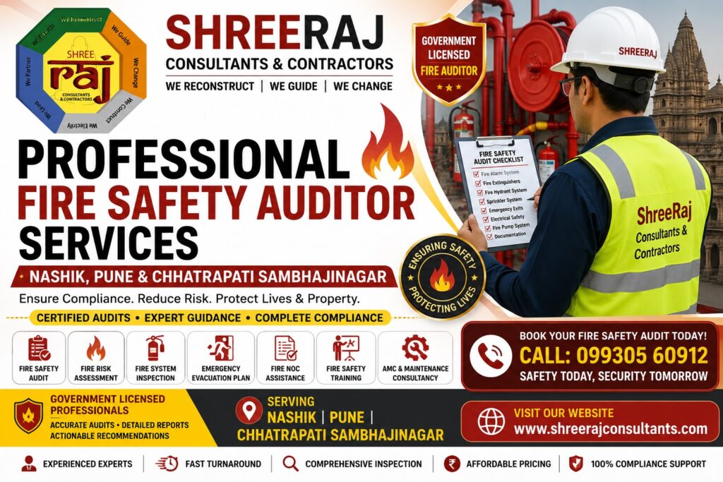 Professional Fire Safety Auditor Services in Nashik, Pune & Chhatrapati Sambhajinagar