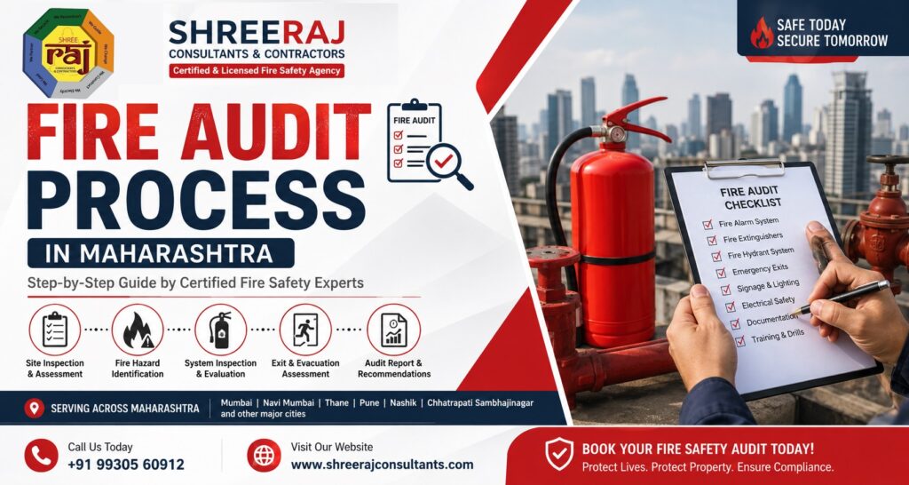 Fire Audit Process in Maharashtra, Mumbai, Navi Mumbai, Thane, Pune, Nashik & Chhatrapati Sambhajinagar