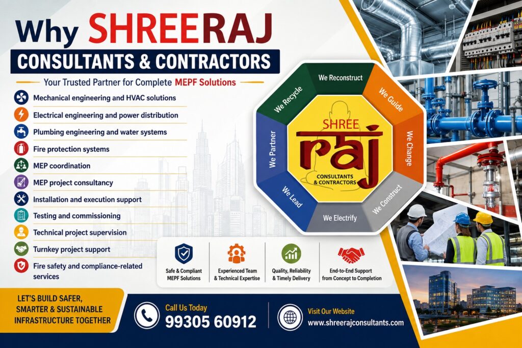 Why ShreeRaj Consultants & Contractors for MEP Services